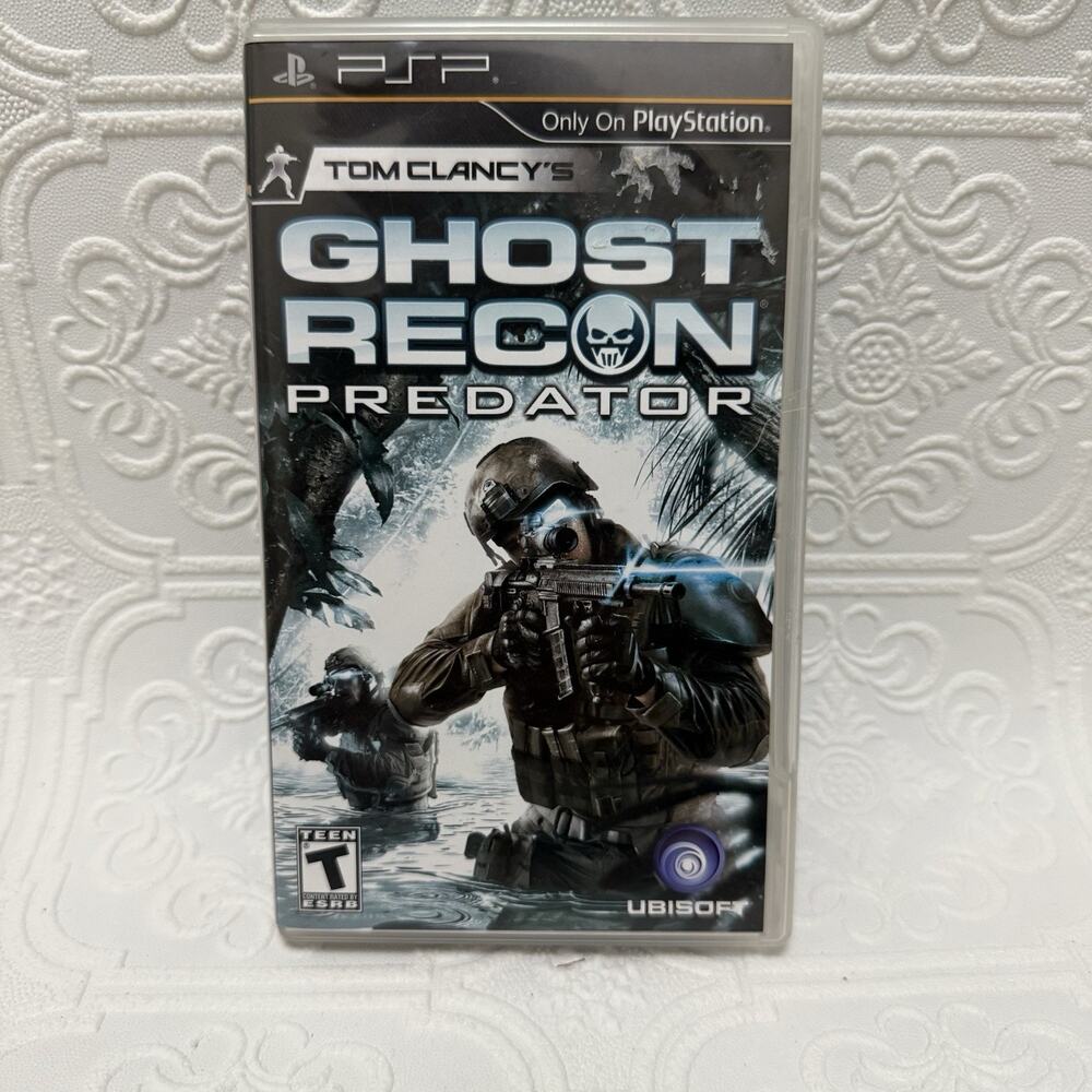 Tom Clancy Ghost Recon Predator (Sony PSP) CASE AND MANUAL ONLY! NO GAME